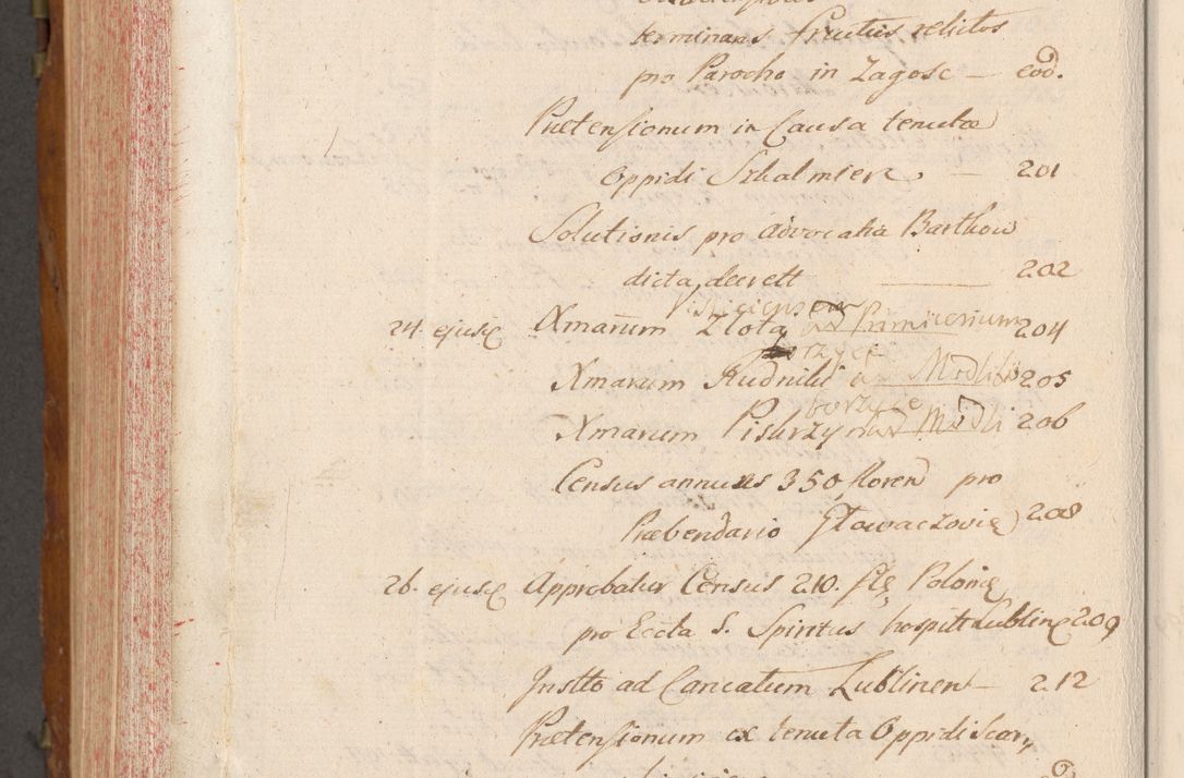 Zdjęcie nr 875 dla obiektu archiwalnego: Volumen V actorum episcopalium R. D. Joannis Małachowski, episcopi Cracoviensis, ducis Severiae per annos 1690 et 1691 acticatorum, quorum index ad finem praesentis voluminis exhibetur adnotatus