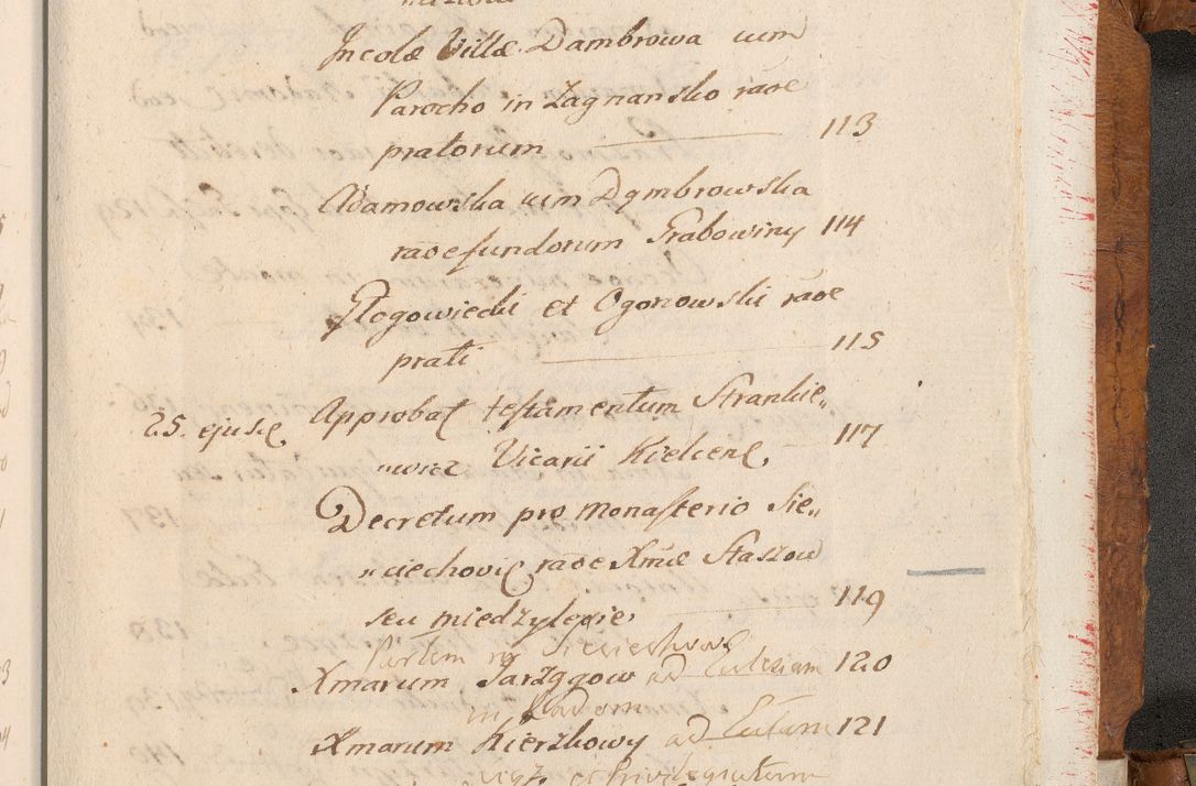 Zdjęcie nr 870 dla obiektu archiwalnego: Volumen V actorum episcopalium R. D. Joannis Małachowski, episcopi Cracoviensis, ducis Severiae per annos 1690 et 1691 acticatorum, quorum index ad finem praesentis voluminis exhibetur adnotatus