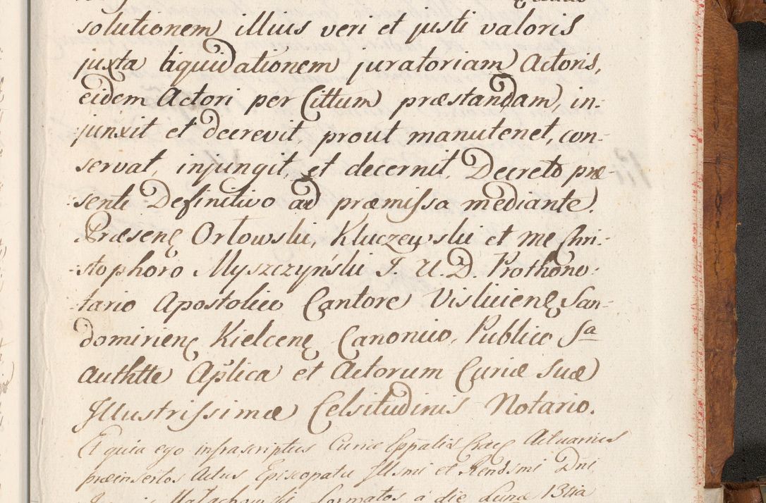 Zdjęcie nr 862 dla obiektu archiwalnego: Volumen V actorum episcopalium R. D. Joannis Małachowski, episcopi Cracoviensis, ducis Severiae per annos 1690 et 1691 acticatorum, quorum index ad finem praesentis voluminis exhibetur adnotatus