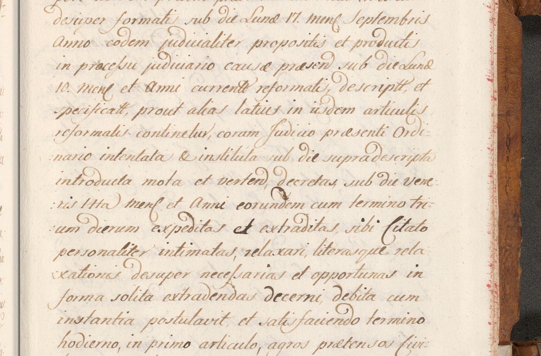 Zdjęcie nr 852 dla obiektu archiwalnego: Volumen V actorum episcopalium R. D. Joannis Małachowski, episcopi Cracoviensis, ducis Severiae per annos 1690 et 1691 acticatorum, quorum index ad finem praesentis voluminis exhibetur adnotatus