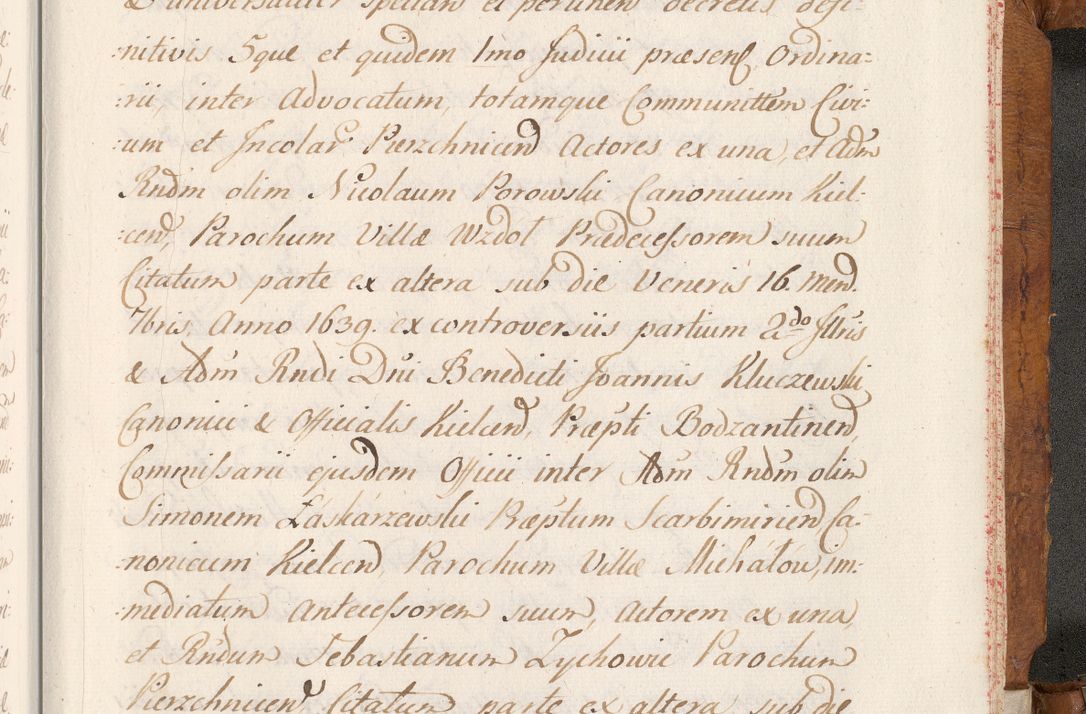 Zdjęcie nr 846 dla obiektu archiwalnego: Volumen V actorum episcopalium R. D. Joannis Małachowski, episcopi Cracoviensis, ducis Severiae per annos 1690 et 1691 acticatorum, quorum index ad finem praesentis voluminis exhibetur adnotatus