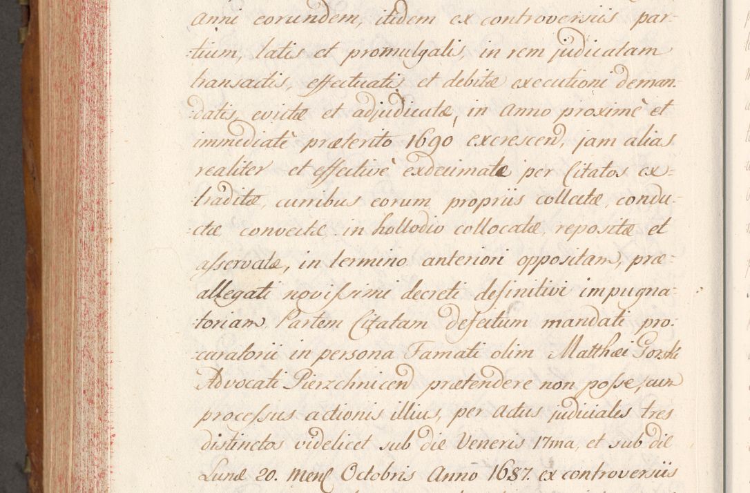 Zdjęcie nr 847 dla obiektu archiwalnego: Volumen V actorum episcopalium R. D. Joannis Małachowski, episcopi Cracoviensis, ducis Severiae per annos 1690 et 1691 acticatorum, quorum index ad finem praesentis voluminis exhibetur adnotatus