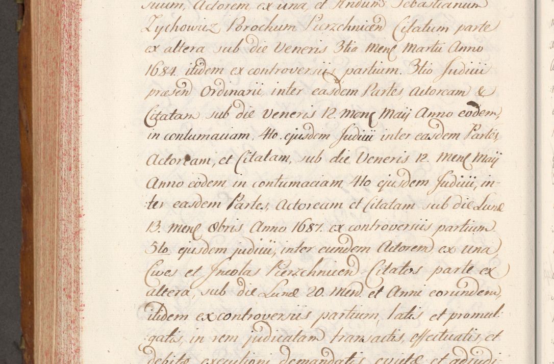 Zdjęcie nr 839 dla obiektu archiwalnego: Volumen V actorum episcopalium R. D. Joannis Małachowski, episcopi Cracoviensis, ducis Severiae per annos 1690 et 1691 acticatorum, quorum index ad finem praesentis voluminis exhibetur adnotatus