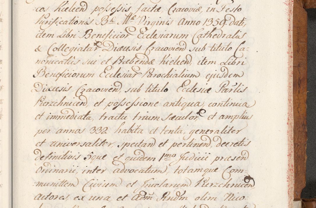 Zdjęcie nr 838 dla obiektu archiwalnego: Volumen V actorum episcopalium R. D. Joannis Małachowski, episcopi Cracoviensis, ducis Severiae per annos 1690 et 1691 acticatorum, quorum index ad finem praesentis voluminis exhibetur adnotatus