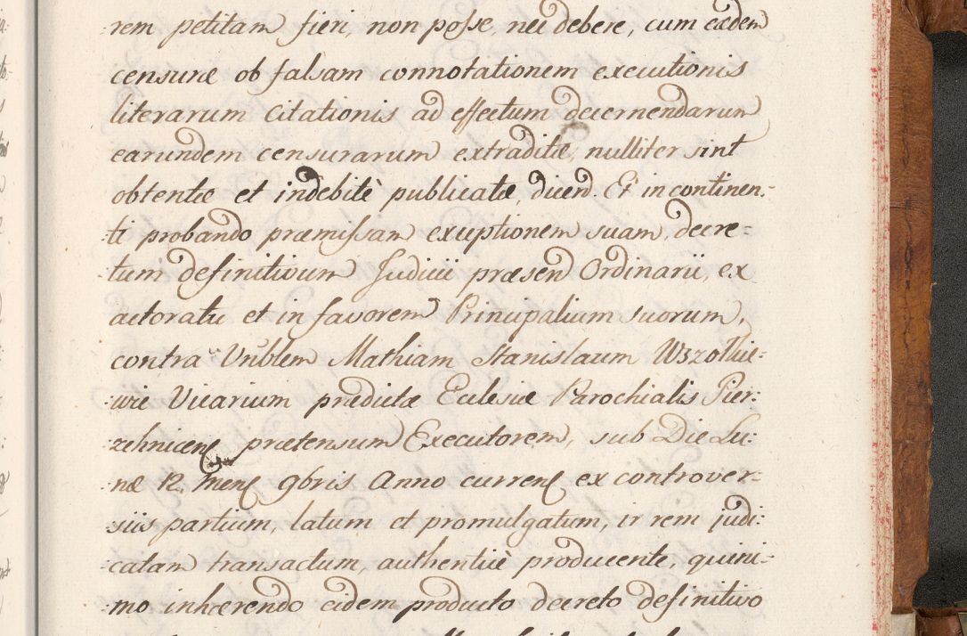 Zdjęcie nr 830 dla obiektu archiwalnego: Volumen V actorum episcopalium R. D. Joannis Małachowski, episcopi Cracoviensis, ducis Severiae per annos 1690 et 1691 acticatorum, quorum index ad finem praesentis voluminis exhibetur adnotatus