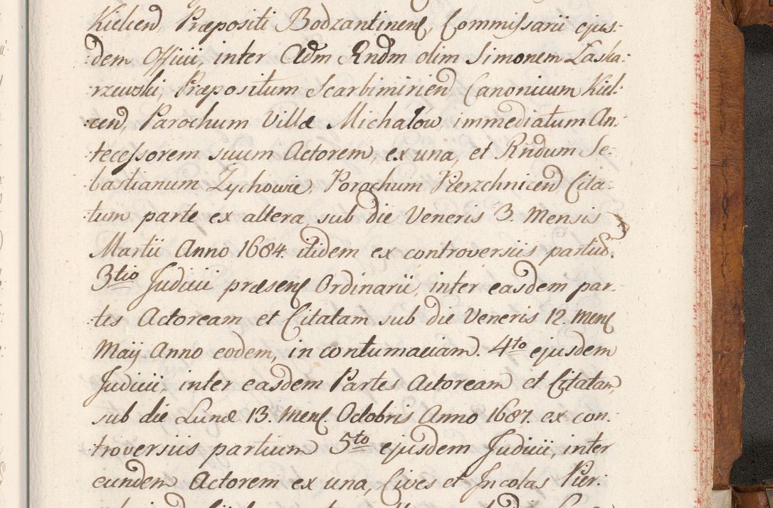 Zdjęcie nr 828 dla obiektu archiwalnego: Volumen V actorum episcopalium R. D. Joannis Małachowski, episcopi Cracoviensis, ducis Severiae per annos 1690 et 1691 acticatorum, quorum index ad finem praesentis voluminis exhibetur adnotatus