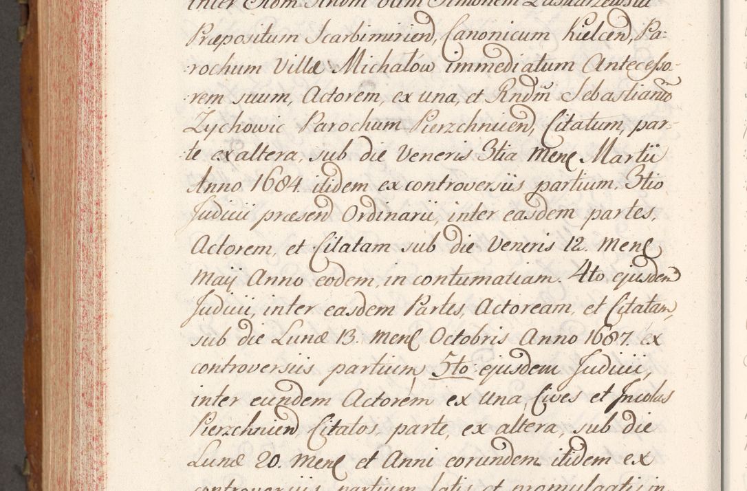 Zdjęcie nr 823 dla obiektu archiwalnego: Volumen V actorum episcopalium R. D. Joannis Małachowski, episcopi Cracoviensis, ducis Severiae per annos 1690 et 1691 acticatorum, quorum index ad finem praesentis voluminis exhibetur adnotatus