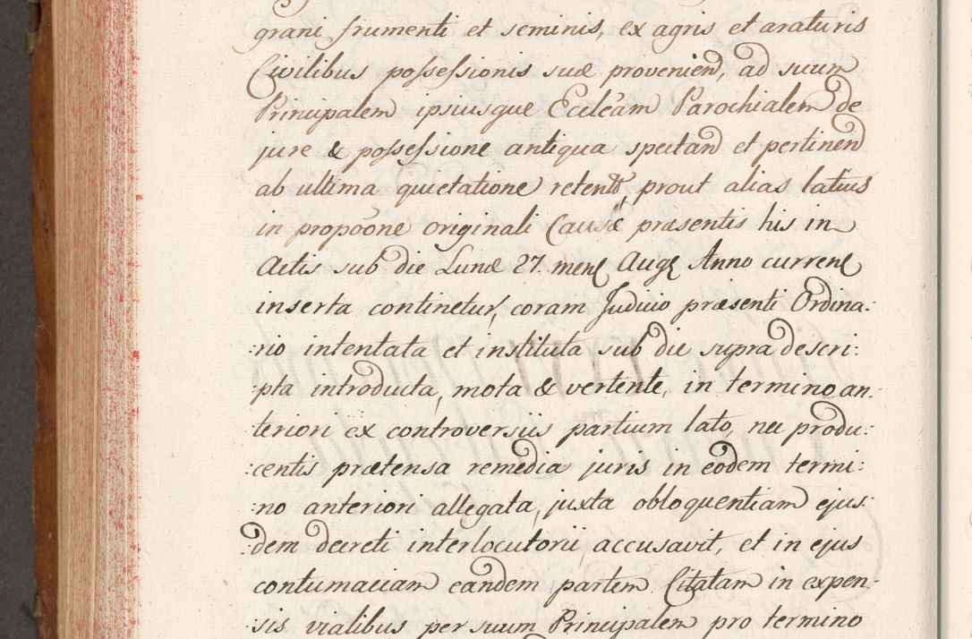 Zdjęcie nr 813 dla obiektu archiwalnego: Volumen V actorum episcopalium R. D. Joannis Małachowski, episcopi Cracoviensis, ducis Severiae per annos 1690 et 1691 acticatorum, quorum index ad finem praesentis voluminis exhibetur adnotatus