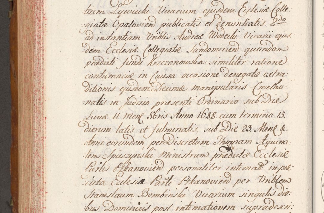 Zdjęcie nr 811 dla obiektu archiwalnego: Volumen V actorum episcopalium R. D. Joannis Małachowski, episcopi Cracoviensis, ducis Severiae per annos 1690 et 1691 acticatorum, quorum index ad finem praesentis voluminis exhibetur adnotatus