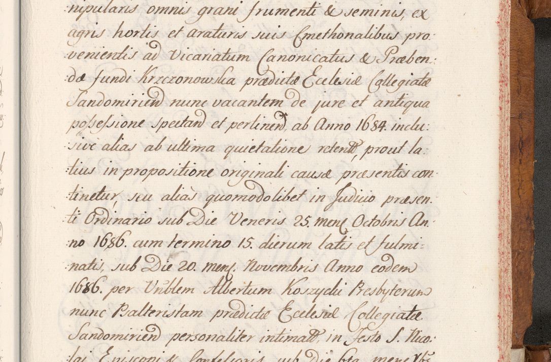 Zdjęcie nr 810 dla obiektu archiwalnego: Volumen V actorum episcopalium R. D. Joannis Małachowski, episcopi Cracoviensis, ducis Severiae per annos 1690 et 1691 acticatorum, quorum index ad finem praesentis voluminis exhibetur adnotatus