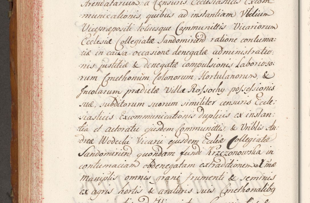 Zdjęcie nr 807 dla obiektu archiwalnego: Volumen V actorum episcopalium R. D. Joannis Małachowski, episcopi Cracoviensis, ducis Severiae per annos 1690 et 1691 acticatorum, quorum index ad finem praesentis voluminis exhibetur adnotatus