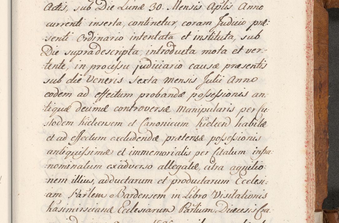 Zdjęcie nr 804 dla obiektu archiwalnego: Volumen V actorum episcopalium R. D. Joannis Małachowski, episcopi Cracoviensis, ducis Severiae per annos 1690 et 1691 acticatorum, quorum index ad finem praesentis voluminis exhibetur adnotatus