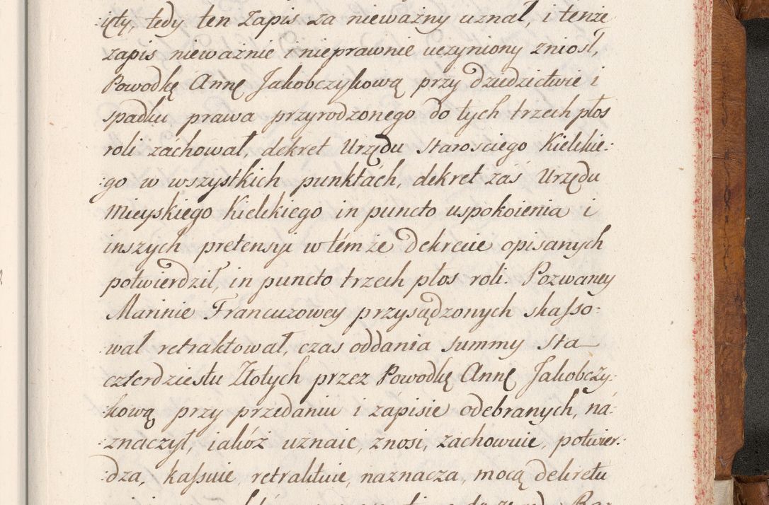 Zdjęcie nr 802 dla obiektu archiwalnego: Volumen V actorum episcopalium R. D. Joannis Małachowski, episcopi Cracoviensis, ducis Severiae per annos 1690 et 1691 acticatorum, quorum index ad finem praesentis voluminis exhibetur adnotatus