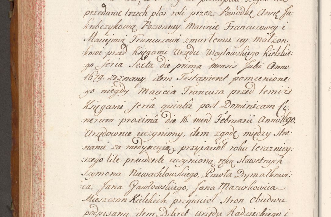 Zdjęcie nr 801 dla obiektu archiwalnego: Volumen V actorum episcopalium R. D. Joannis Małachowski, episcopi Cracoviensis, ducis Severiae per annos 1690 et 1691 acticatorum, quorum index ad finem praesentis voluminis exhibetur adnotatus
