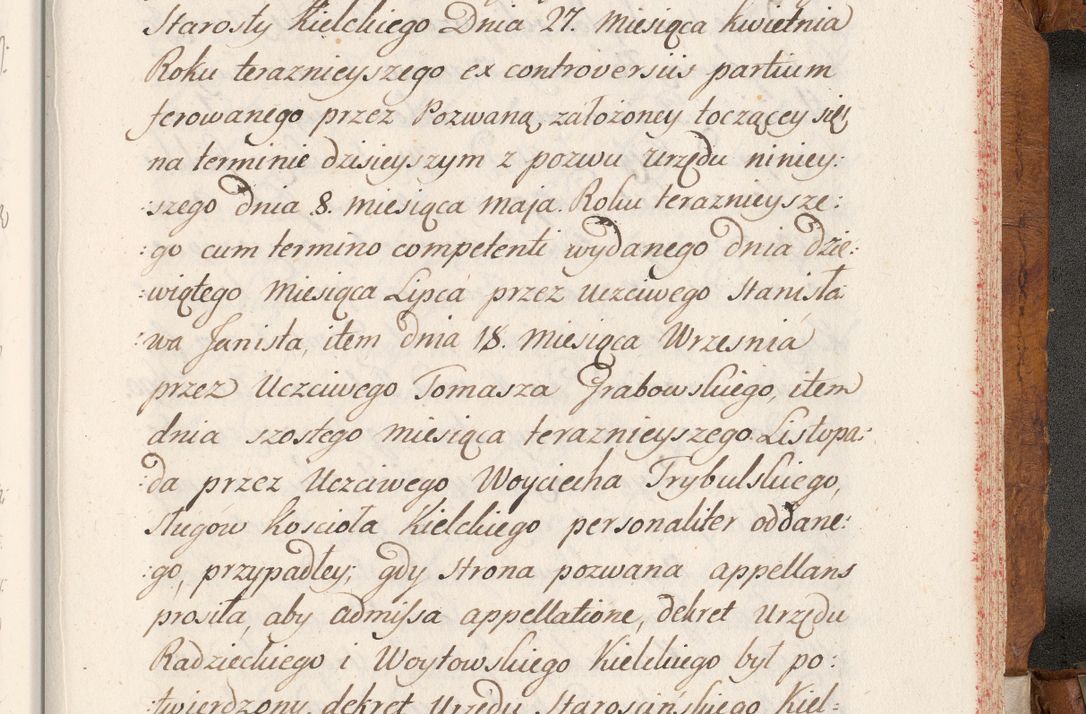 Zdjęcie nr 800 dla obiektu archiwalnego: Volumen V actorum episcopalium R. D. Joannis Małachowski, episcopi Cracoviensis, ducis Severiae per annos 1690 et 1691 acticatorum, quorum index ad finem praesentis voluminis exhibetur adnotatus