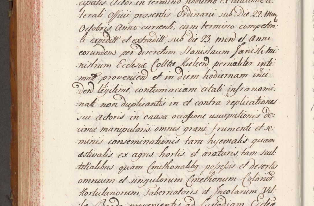 Zdjęcie nr 795 dla obiektu archiwalnego: Volumen V actorum episcopalium R. D. Joannis Małachowski, episcopi Cracoviensis, ducis Severiae per annos 1690 et 1691 acticatorum, quorum index ad finem praesentis voluminis exhibetur adnotatus