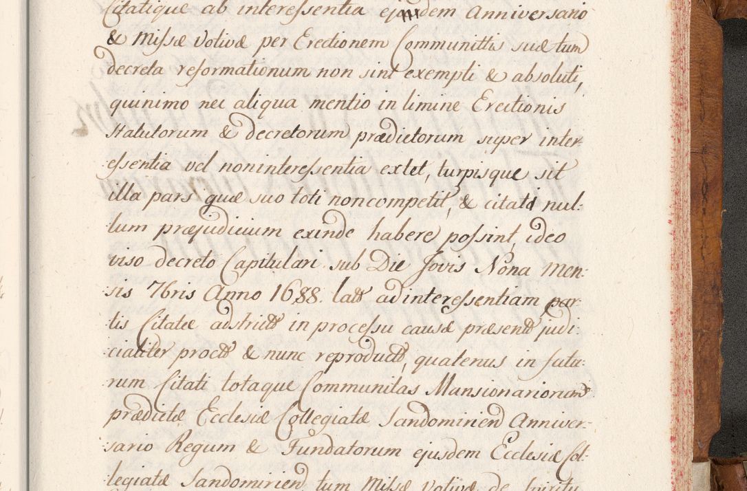 Zdjęcie nr 790 dla obiektu archiwalnego: Volumen V actorum episcopalium R. D. Joannis Małachowski, episcopi Cracoviensis, ducis Severiae per annos 1690 et 1691 acticatorum, quorum index ad finem praesentis voluminis exhibetur adnotatus