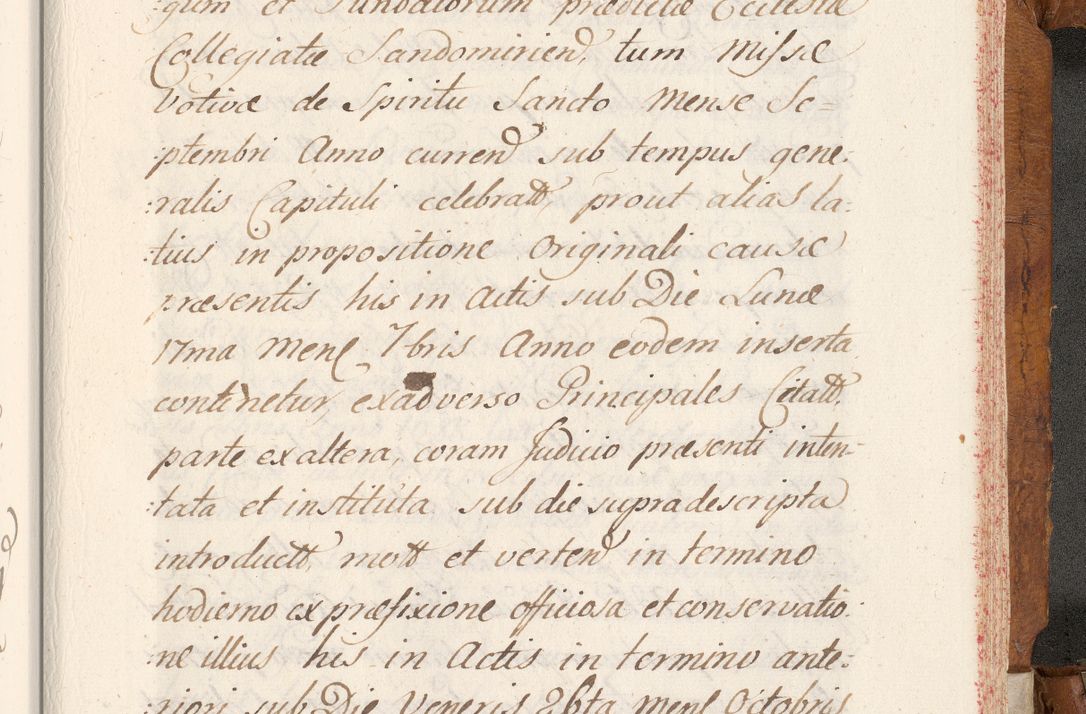 Zdjęcie nr 788 dla obiektu archiwalnego: Volumen V actorum episcopalium R. D. Joannis Małachowski, episcopi Cracoviensis, ducis Severiae per annos 1690 et 1691 acticatorum, quorum index ad finem praesentis voluminis exhibetur adnotatus