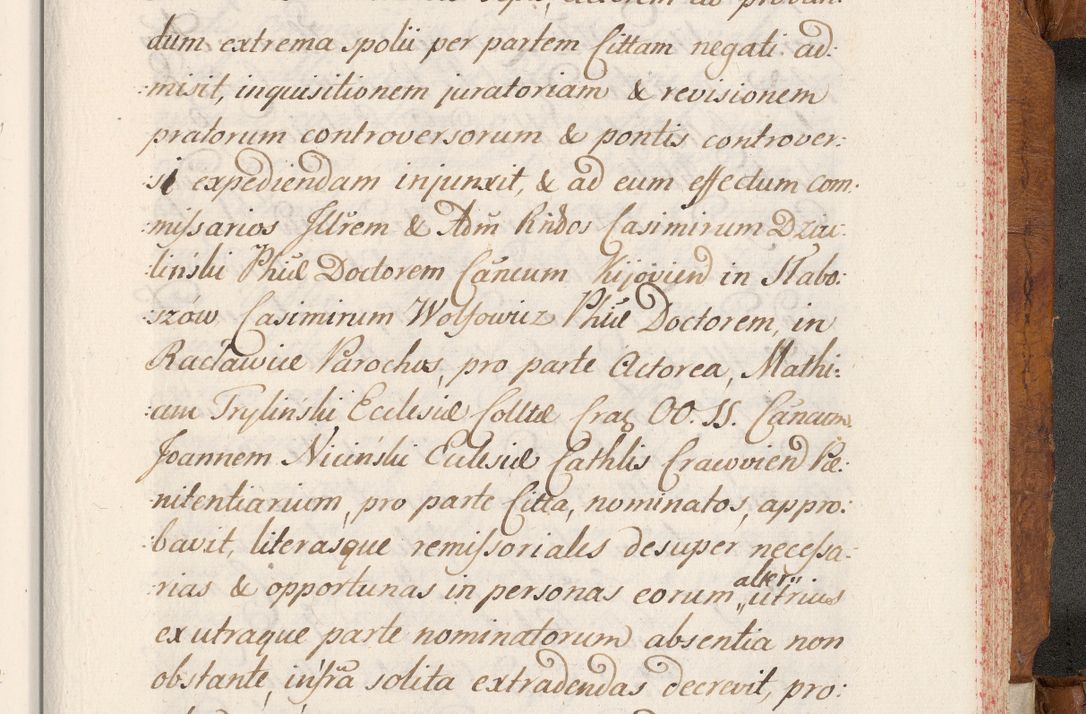 Zdjęcie nr 782 dla obiektu archiwalnego: Volumen V actorum episcopalium R. D. Joannis Małachowski, episcopi Cracoviensis, ducis Severiae per annos 1690 et 1691 acticatorum, quorum index ad finem praesentis voluminis exhibetur adnotatus