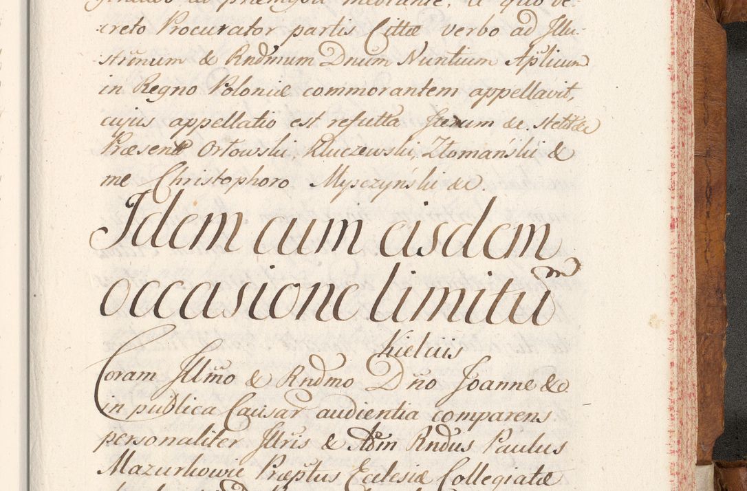 Zdjęcie nr 776 dla obiektu archiwalnego: Volumen V actorum episcopalium R. D. Joannis Małachowski, episcopi Cracoviensis, ducis Severiae per annos 1690 et 1691 acticatorum, quorum index ad finem praesentis voluminis exhibetur adnotatus