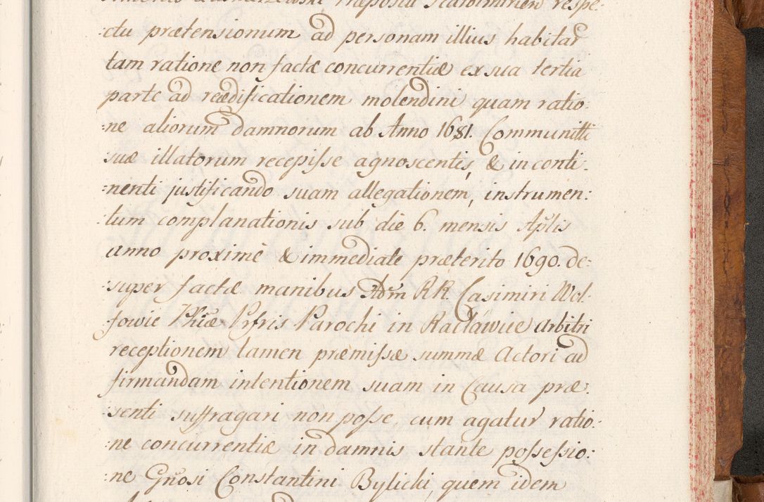 Zdjęcie nr 774 dla obiektu archiwalnego: Volumen V actorum episcopalium R. D. Joannis Małachowski, episcopi Cracoviensis, ducis Severiae per annos 1690 et 1691 acticatorum, quorum index ad finem praesentis voluminis exhibetur adnotatus