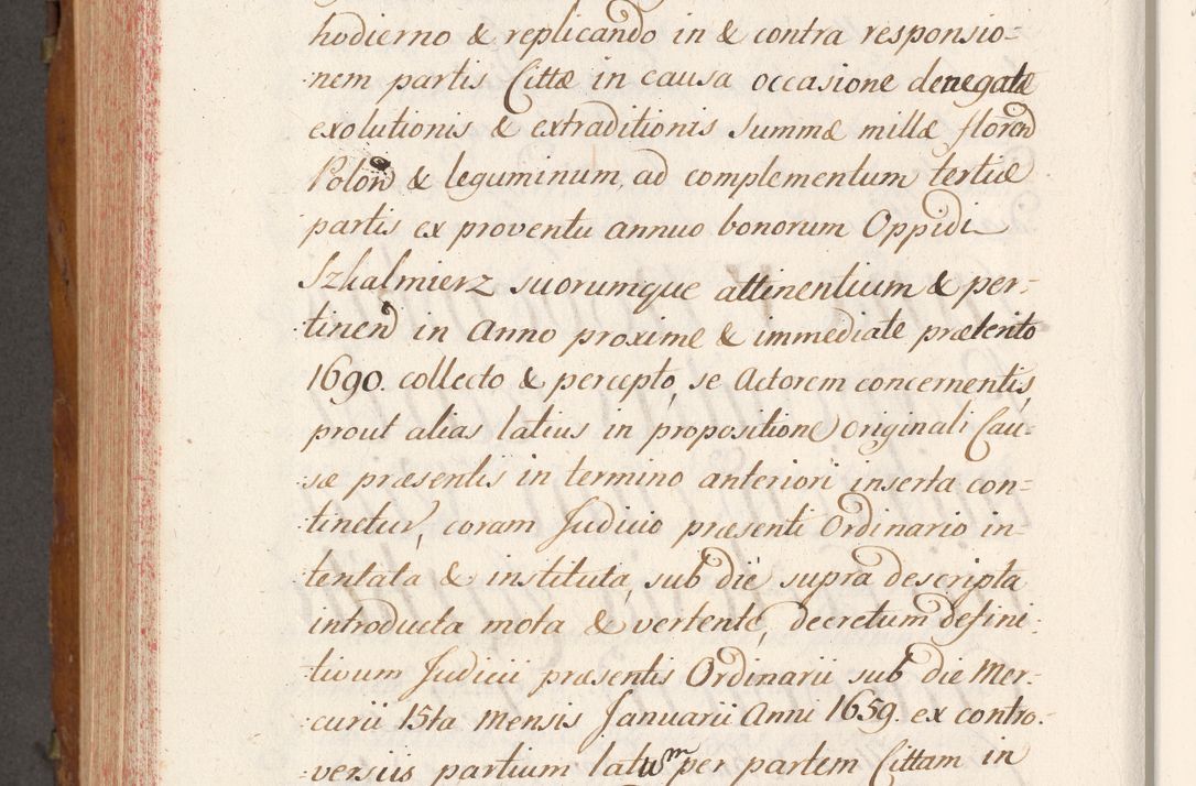 Zdjęcie nr 771 dla obiektu archiwalnego: Volumen V actorum episcopalium R. D. Joannis Małachowski, episcopi Cracoviensis, ducis Severiae per annos 1690 et 1691 acticatorum, quorum index ad finem praesentis voluminis exhibetur adnotatus