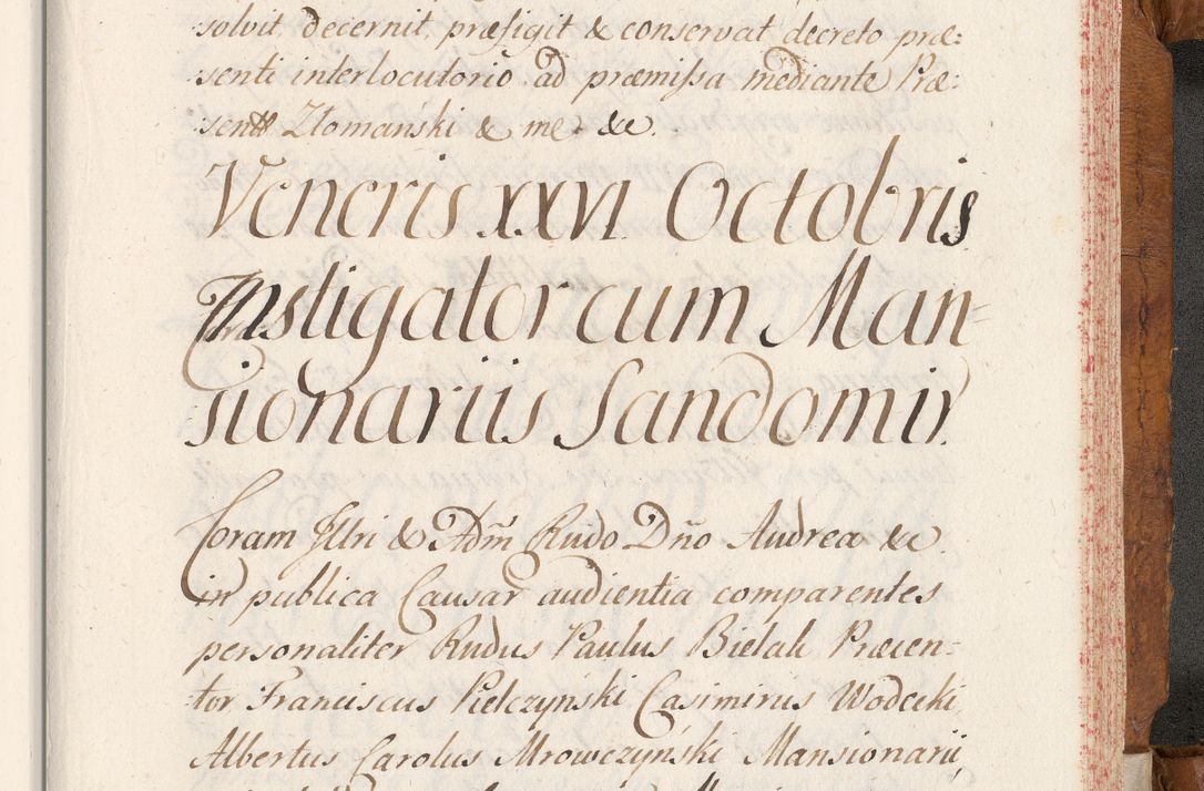 Zdjęcie nr 768 dla obiektu archiwalnego: Volumen V actorum episcopalium R. D. Joannis Małachowski, episcopi Cracoviensis, ducis Severiae per annos 1690 et 1691 acticatorum, quorum index ad finem praesentis voluminis exhibetur adnotatus