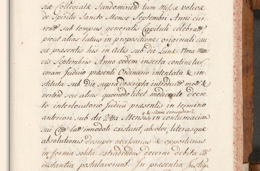 Zdjęcie nr 766 dla obiektu archiwalnego: Volumen V actorum episcopalium R. D. Joannis Małachowski, episcopi Cracoviensis, ducis Severiae per annos 1690 et 1691 acticatorum, quorum index ad finem praesentis voluminis exhibetur adnotatus