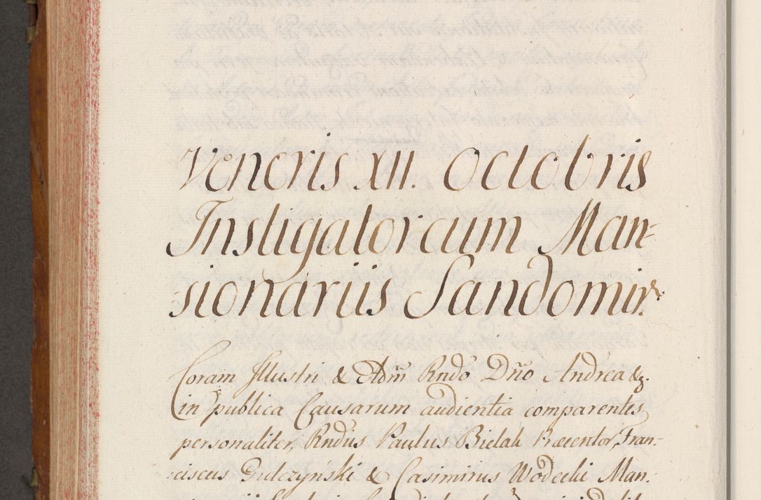 Zdjęcie nr 765 dla obiektu archiwalnego: Volumen V actorum episcopalium R. D. Joannis Małachowski, episcopi Cracoviensis, ducis Severiae per annos 1690 et 1691 acticatorum, quorum index ad finem praesentis voluminis exhibetur adnotatus