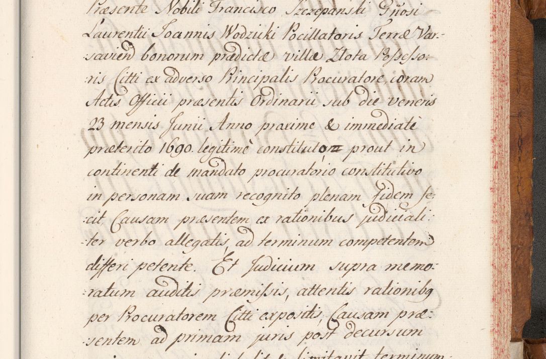Zdjęcie nr 758 dla obiektu archiwalnego: Volumen V actorum episcopalium R. D. Joannis Małachowski, episcopi Cracoviensis, ducis Severiae per annos 1690 et 1691 acticatorum, quorum index ad finem praesentis voluminis exhibetur adnotatus