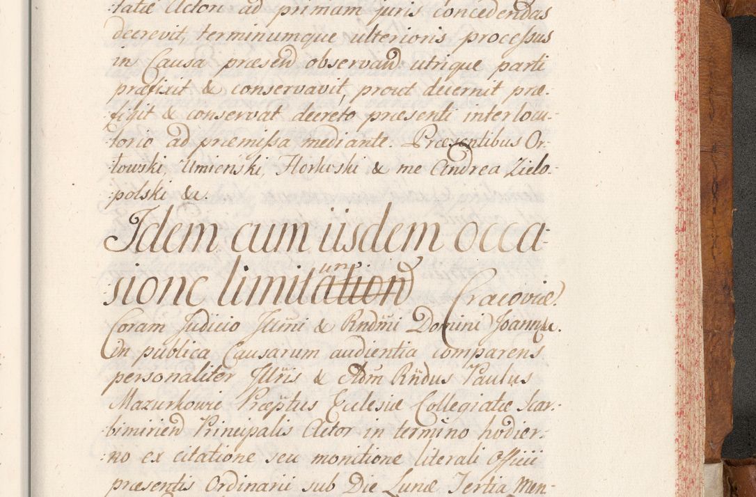 Zdjęcie nr 746 dla obiektu archiwalnego: Volumen V actorum episcopalium R. D. Joannis Małachowski, episcopi Cracoviensis, ducis Severiae per annos 1690 et 1691 acticatorum, quorum index ad finem praesentis voluminis exhibetur adnotatus