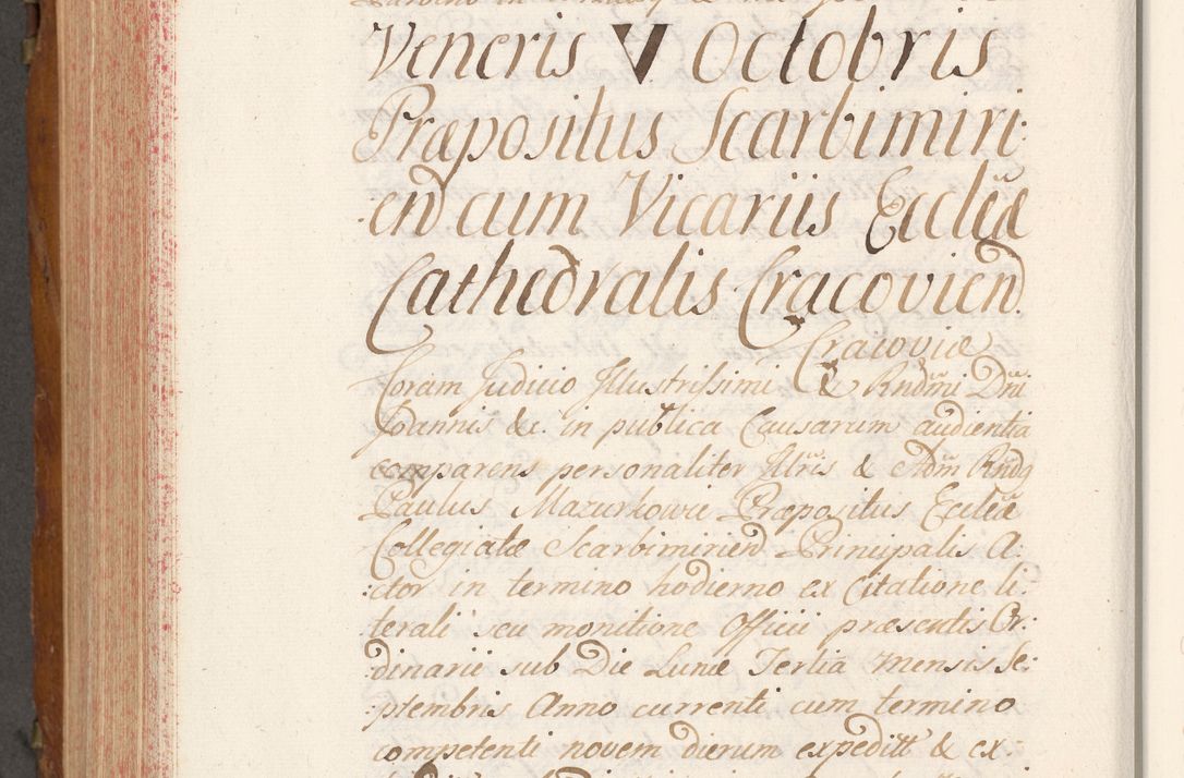 Zdjęcie nr 741 dla obiektu archiwalnego: Volumen V actorum episcopalium R. D. Joannis Małachowski, episcopi Cracoviensis, ducis Severiae per annos 1690 et 1691 acticatorum, quorum index ad finem praesentis voluminis exhibetur adnotatus