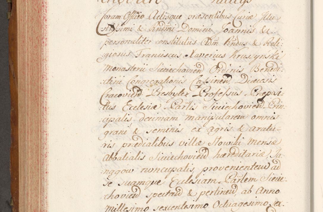 Zdjęcie nr 735 dla obiektu archiwalnego: Volumen V actorum episcopalium R. D. Joannis Małachowski, episcopi Cracoviensis, ducis Severiae per annos 1690 et 1691 acticatorum, quorum index ad finem praesentis voluminis exhibetur adnotatus