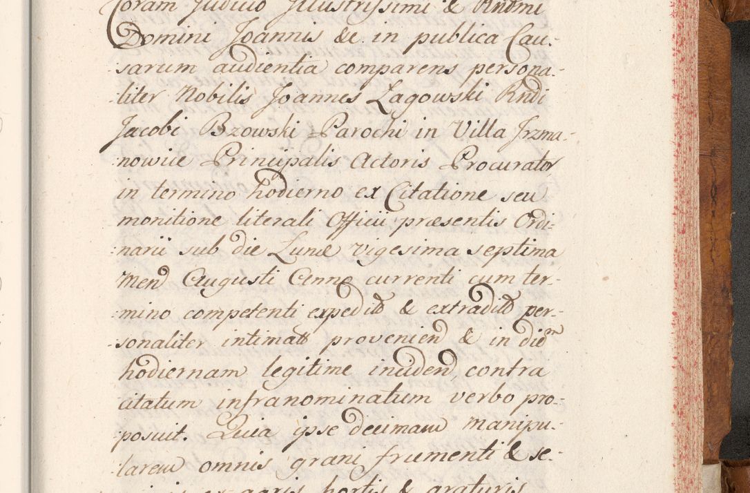 Zdjęcie nr 730 dla obiektu archiwalnego: Volumen V actorum episcopalium R. D. Joannis Małachowski, episcopi Cracoviensis, ducis Severiae per annos 1690 et 1691 acticatorum, quorum index ad finem praesentis voluminis exhibetur adnotatus