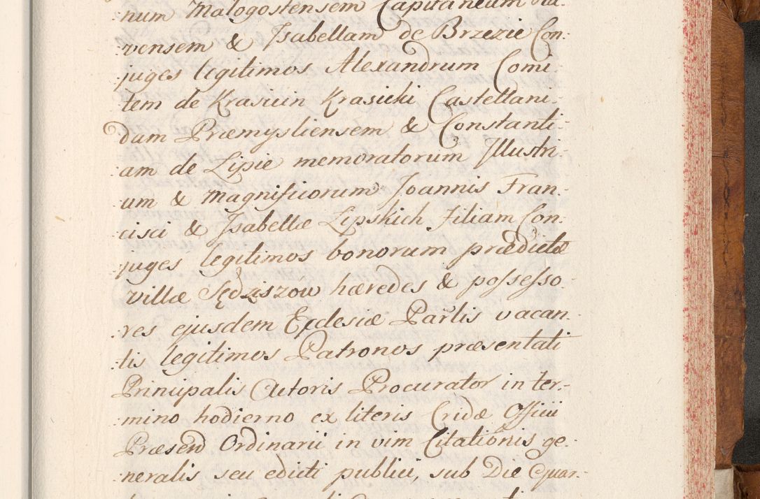 Zdjęcie nr 718 dla obiektu archiwalnego: Volumen V actorum episcopalium R. D. Joannis Małachowski, episcopi Cracoviensis, ducis Severiae per annos 1690 et 1691 acticatorum, quorum index ad finem praesentis voluminis exhibetur adnotatus