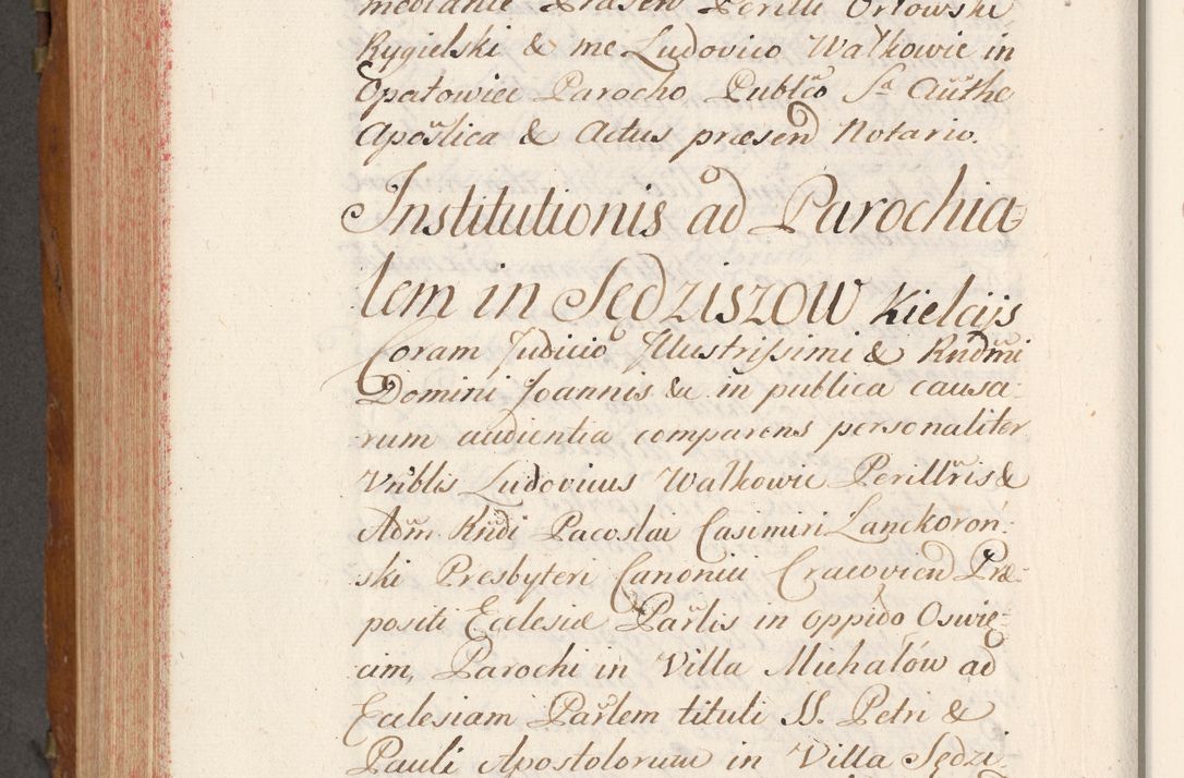Zdjęcie nr 717 dla obiektu archiwalnego: Volumen V actorum episcopalium R. D. Joannis Małachowski, episcopi Cracoviensis, ducis Severiae per annos 1690 et 1691 acticatorum, quorum index ad finem praesentis voluminis exhibetur adnotatus