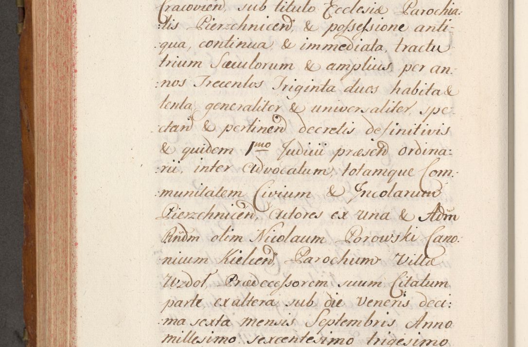 Zdjęcie nr 711 dla obiektu archiwalnego: Volumen V actorum episcopalium R. D. Joannis Małachowski, episcopi Cracoviensis, ducis Severiae per annos 1690 et 1691 acticatorum, quorum index ad finem praesentis voluminis exhibetur adnotatus
