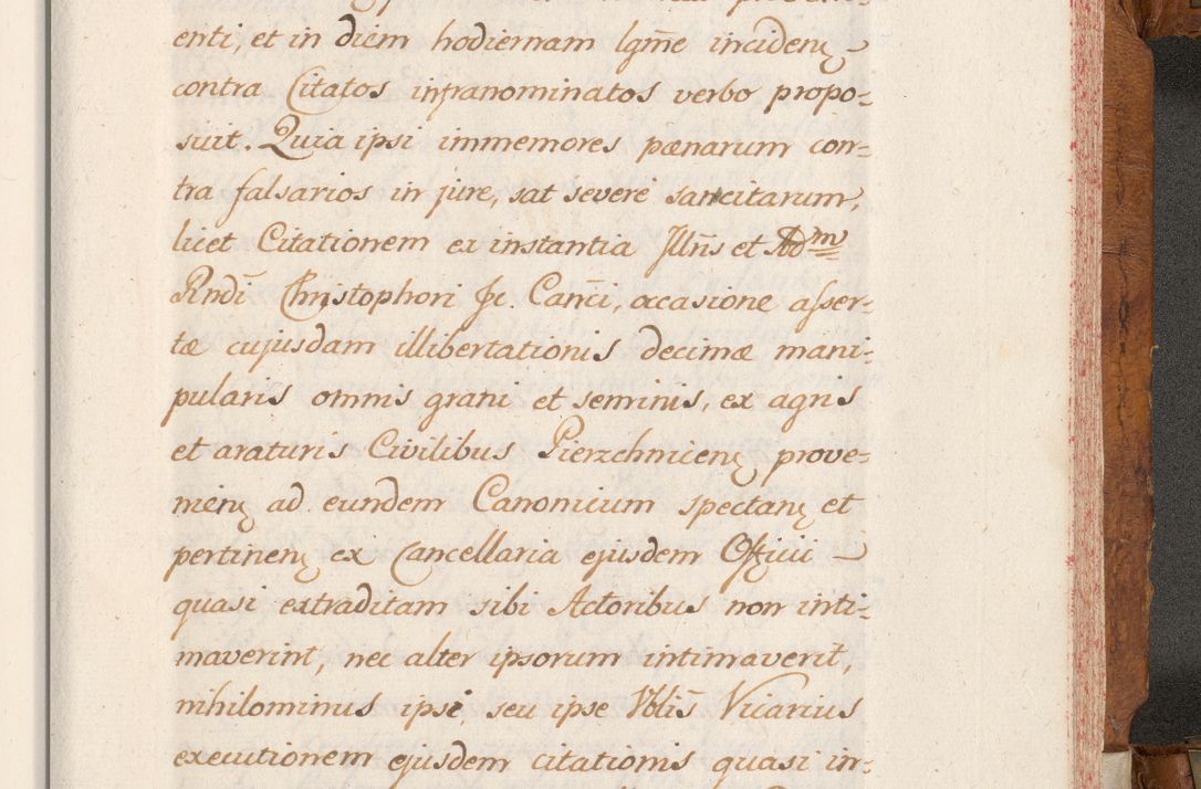 Zdjęcie nr 708 dla obiektu archiwalnego: Volumen V actorum episcopalium R. D. Joannis Małachowski, episcopi Cracoviensis, ducis Severiae per annos 1690 et 1691 acticatorum, quorum index ad finem praesentis voluminis exhibetur adnotatus
