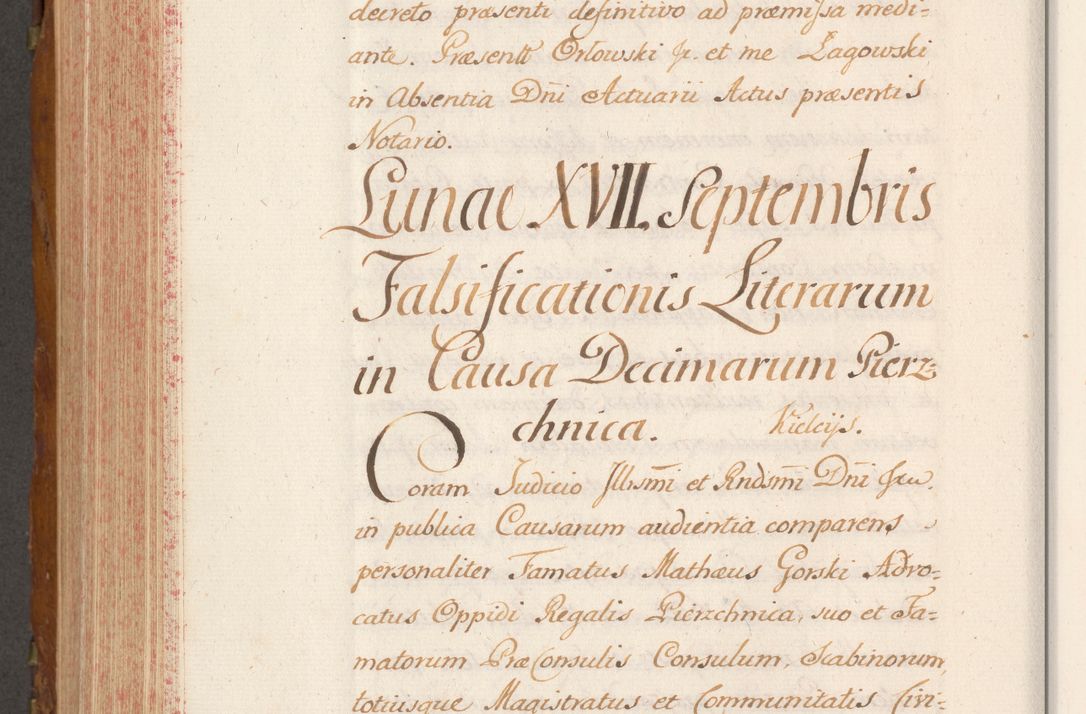 Zdjęcie nr 707 dla obiektu archiwalnego: Volumen V actorum episcopalium R. D. Joannis Małachowski, episcopi Cracoviensis, ducis Severiae per annos 1690 et 1691 acticatorum, quorum index ad finem praesentis voluminis exhibetur adnotatus