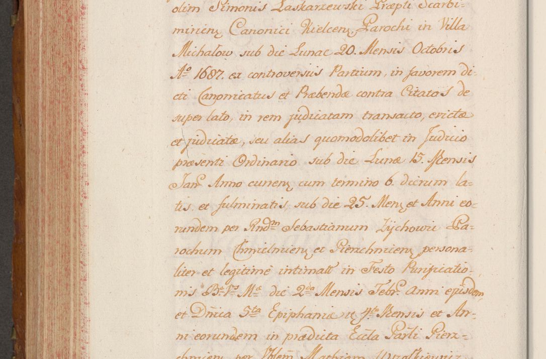 Zdjęcie nr 701 dla obiektu archiwalnego: Volumen V actorum episcopalium R. D. Joannis Małachowski, episcopi Cracoviensis, ducis Severiae per annos 1690 et 1691 acticatorum, quorum index ad finem praesentis voluminis exhibetur adnotatus