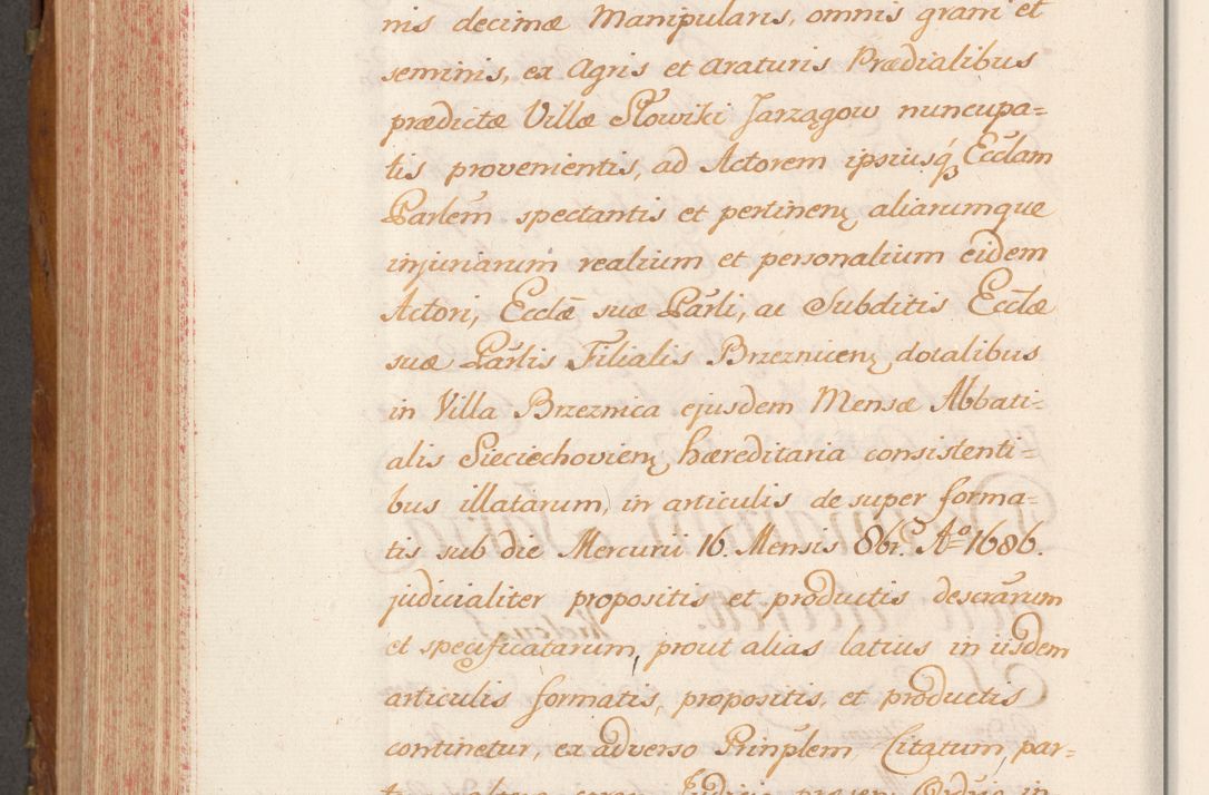 Zdjęcie nr 695 dla obiektu archiwalnego: Volumen V actorum episcopalium R. D. Joannis Małachowski, episcopi Cracoviensis, ducis Severiae per annos 1690 et 1691 acticatorum, quorum index ad finem praesentis voluminis exhibetur adnotatus