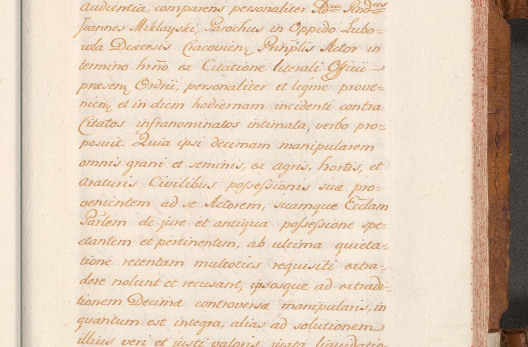 Zdjęcie nr 684 dla obiektu archiwalnego: Volumen V actorum episcopalium R. D. Joannis Małachowski, episcopi Cracoviensis, ducis Severiae per annos 1690 et 1691 acticatorum, quorum index ad finem praesentis voluminis exhibetur adnotatus