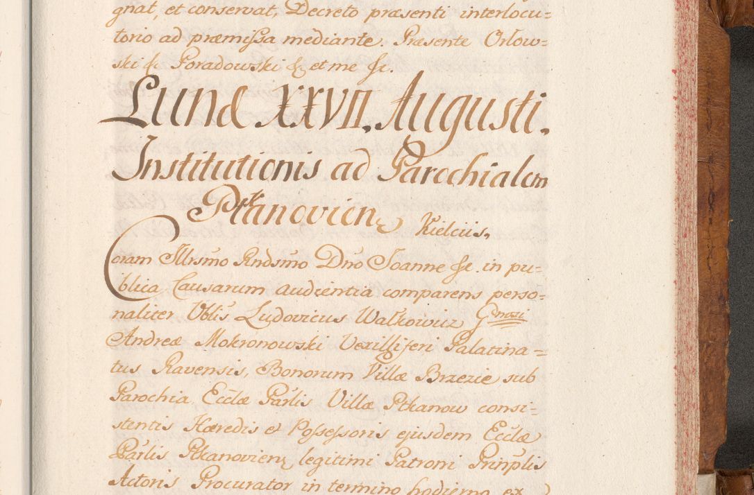 Zdjęcie nr 680 dla obiektu archiwalnego: Volumen V actorum episcopalium R. D. Joannis Małachowski, episcopi Cracoviensis, ducis Severiae per annos 1690 et 1691 acticatorum, quorum index ad finem praesentis voluminis exhibetur adnotatus