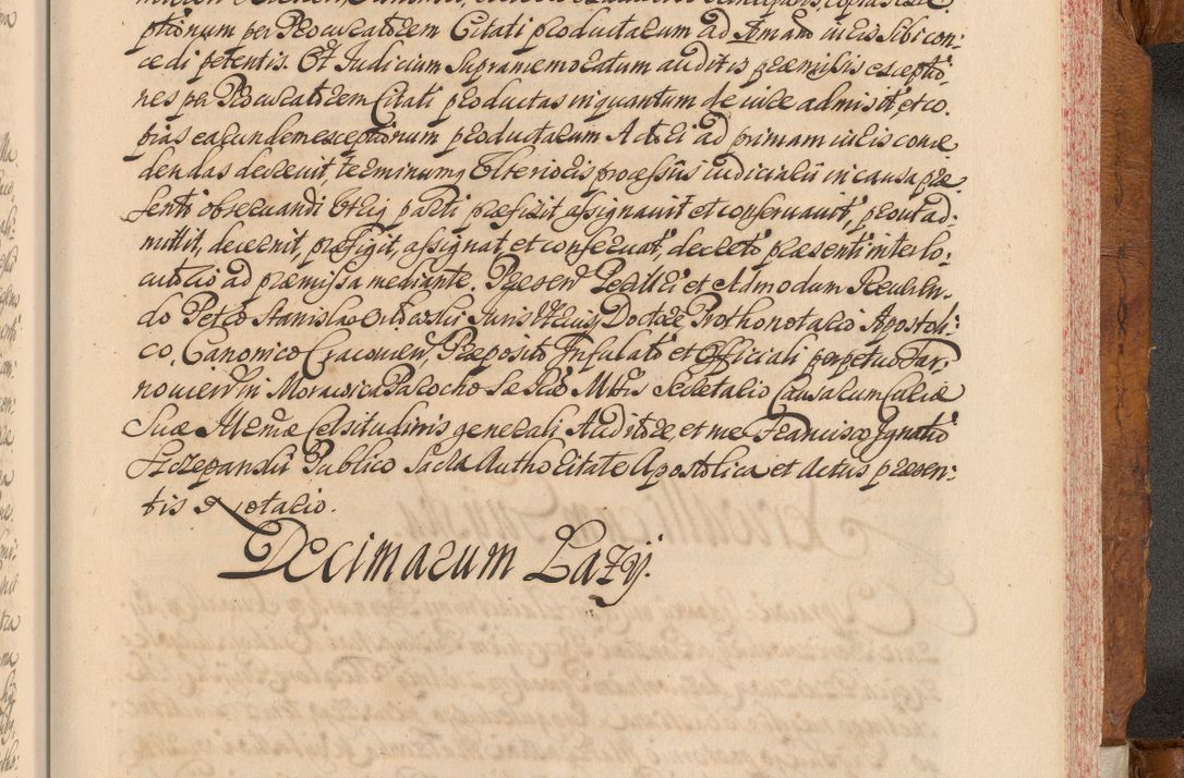 Zdjęcie nr 670 dla obiektu archiwalnego: Volumen V actorum episcopalium R. D. Joannis Małachowski, episcopi Cracoviensis, ducis Severiae per annos 1690 et 1691 acticatorum, quorum index ad finem praesentis voluminis exhibetur adnotatus