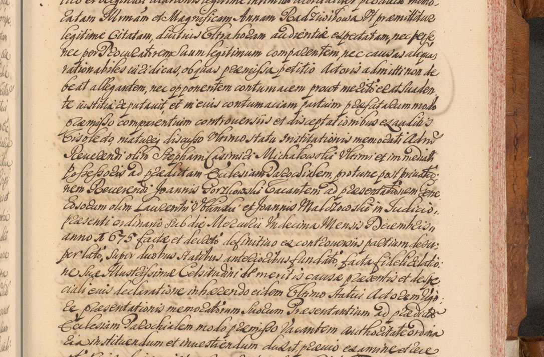 Zdjęcie nr 668 dla obiektu archiwalnego: Volumen V actorum episcopalium R. D. Joannis Małachowski, episcopi Cracoviensis, ducis Severiae per annos 1690 et 1691 acticatorum, quorum index ad finem praesentis voluminis exhibetur adnotatus