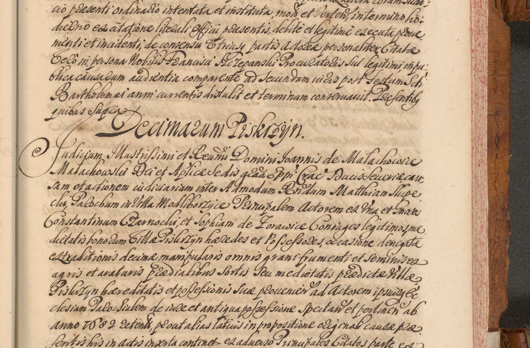 Zdjęcie nr 648 dla obiektu archiwalnego: Volumen V actorum episcopalium R. D. Joannis Małachowski, episcopi Cracoviensis, ducis Severiae per annos 1690 et 1691 acticatorum, quorum index ad finem praesentis voluminis exhibetur adnotatus