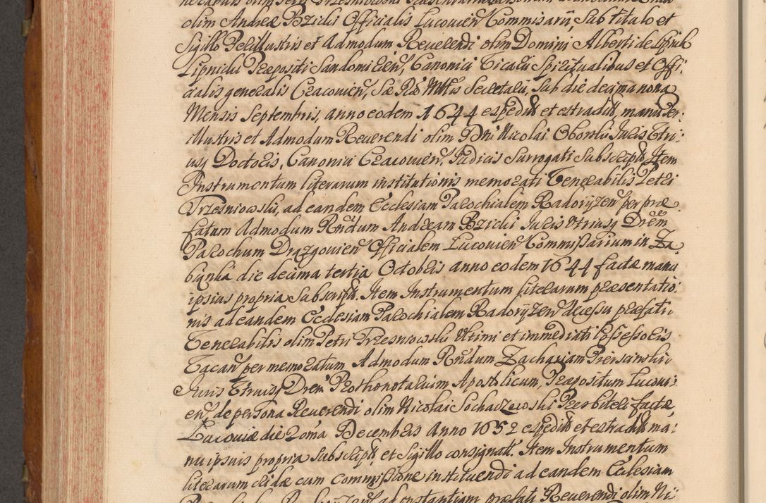 Zdjęcie nr 645 dla obiektu archiwalnego: Volumen V actorum episcopalium R. D. Joannis Małachowski, episcopi Cracoviensis, ducis Severiae per annos 1690 et 1691 acticatorum, quorum index ad finem praesentis voluminis exhibetur adnotatus