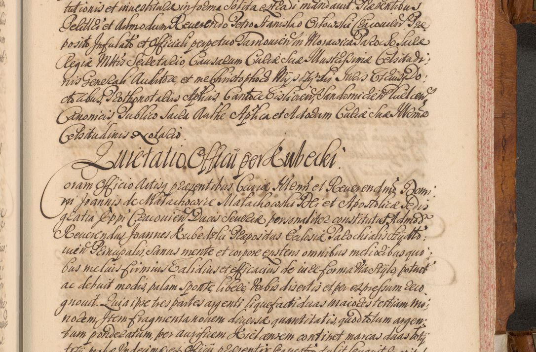 Zdjęcie nr 640 dla obiektu archiwalnego: Volumen V actorum episcopalium R. D. Joannis Małachowski, episcopi Cracoviensis, ducis Severiae per annos 1690 et 1691 acticatorum, quorum index ad finem praesentis voluminis exhibetur adnotatus