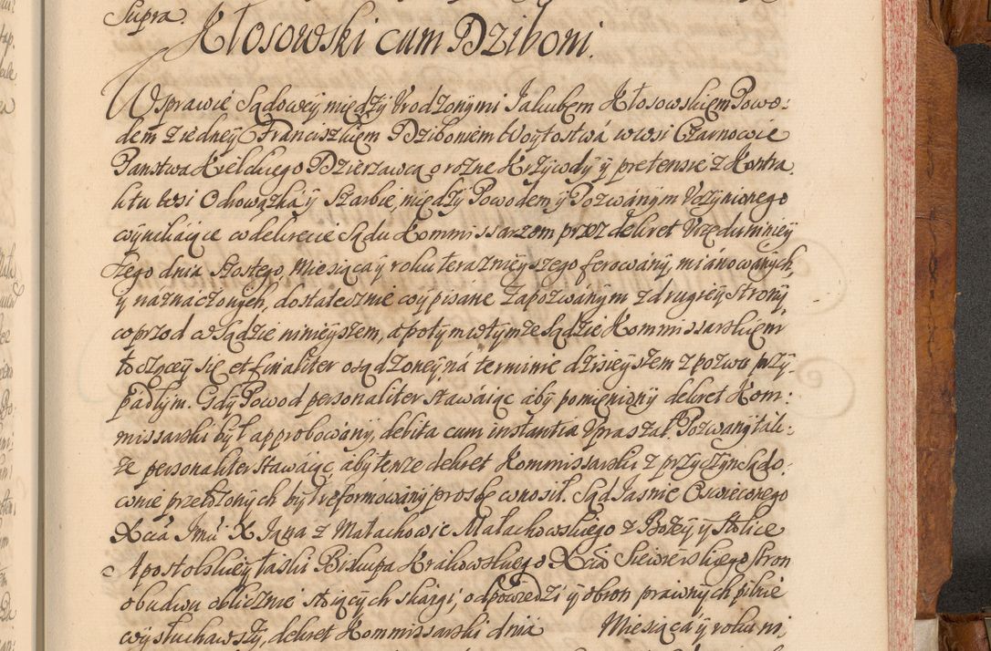Zdjęcie nr 638 dla obiektu archiwalnego: Volumen V actorum episcopalium R. D. Joannis Małachowski, episcopi Cracoviensis, ducis Severiae per annos 1690 et 1691 acticatorum, quorum index ad finem praesentis voluminis exhibetur adnotatus