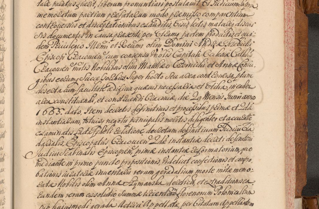 Zdjęcie nr 636 dla obiektu archiwalnego: Volumen V actorum episcopalium R. D. Joannis Małachowski, episcopi Cracoviensis, ducis Severiae per annos 1690 et 1691 acticatorum, quorum index ad finem praesentis voluminis exhibetur adnotatus